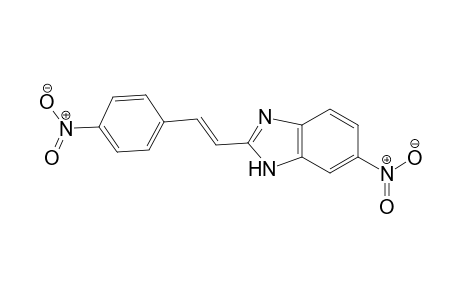 1H-benzimidazole, 6-nitro-2-[2-(4-nitrophenyl)ethenyl]-