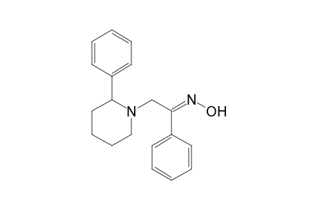 2-(2'-Phenylpiperidino)-1-phenyl-ethanone - oxime