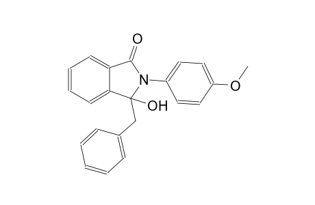 1H-isoindol-1-one, 2,3-dihydro-3-hydroxy-2-(4-methoxyphenyl)-3-(phenylmethyl)-