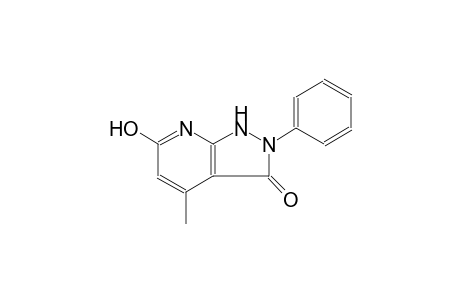 6-hydroxy-4-methyl-2-phenyl-1,2-dihydro-3H-pyrazolo[3,4-b]pyridin-3-one
