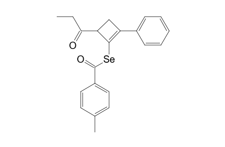 1-PHENYL-3-PROPIONYL-2-(PARA-TOLUOYLSELENO)-1-CYCLOBUTENE