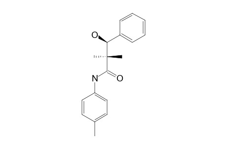 N-(4-METHYLPHENYL)-2,2-DIMETHYL-3-HYDROXY-3-PHENYL-PROPANAMIDE