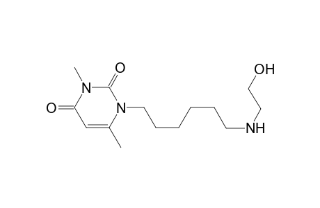 1-[6-(2-hydroxyethylamino)hexyl]-3,6-dimethyl-pyrimidine-2,4-dione