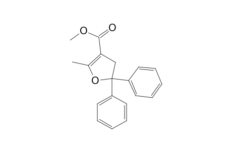 5-Methyl-2,2-diphenyl-3H-furan-4-carboxylic acid methyl ester