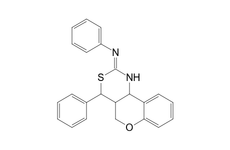 4-Phenyl-2-(phenylimino)-1,2,3,4,4a,10b-hexahydro-5H-[1]benzopyrano[4,3-d][1,3]thiazine