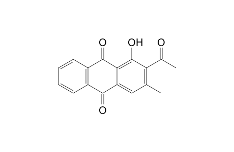 2-Acetyl-1-hydroxy-3-methylanthracene-9,10-dione