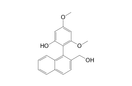 2-[2-(hydroxymethyl)-1-naphthalenyl]-3,5-dimethoxyphenol