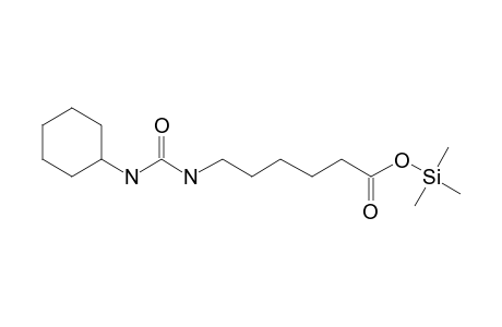 6-[(Cyclohexylcarbamoyl)amino]hexanoic acid, tms