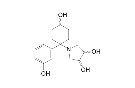 3-MeO-PCPy-M (O-demethyl-HO-cyclohexyl-di-HO-piperidine-) MS2