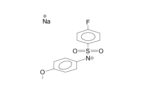 N-(4-METHOXYPHENYL)-PARA-FLUOROPHENYLSULPHONYLAMIDE, SODIUM SALT