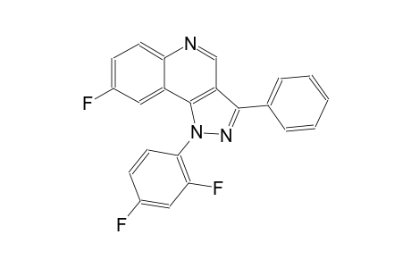 1-(2,4-difluorophenyl)-8-fluoro-3-phenyl-1H-pyrazolo[4,3-c]quinoline