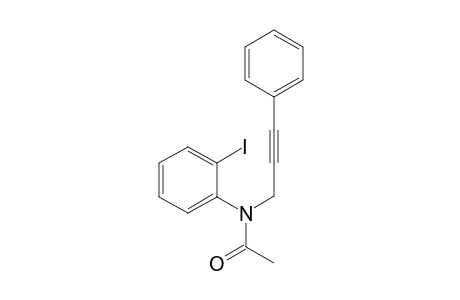 N-(2-Iodophenyl)-N-(3-phenylprop-2-ynyl)acetamide