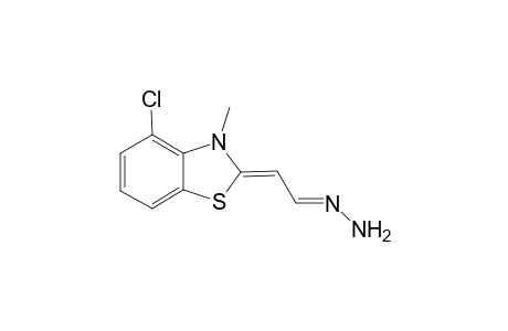 Acetaldehyde, (4-chloro-3-methyl-2(3H)-benzothiazolylidene)hydrazone