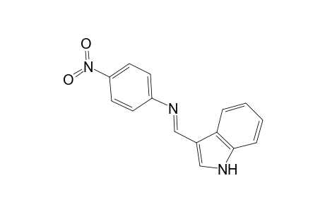 (1H-Indol-3-ylmethylene)-(4-nitro-phenyl)-amine