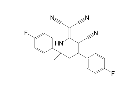 5-Cyano-6-dicyanomethylen-2,4-bis(p-fluorphenyl)-2-methyl-1,2,3,6-tetrahydropyridine