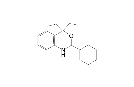 2-Cyclohexyl-4,4-diethyl-1,4-dihydro-2H-benzo[d][1,3]oxazine