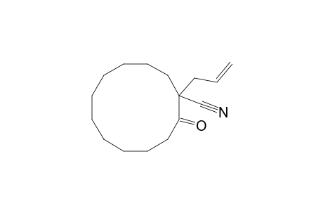 Cyclododecanecarbonitrile, 2-oxo-1-(2-propenyl)-