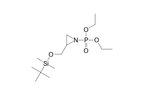 DIETHYL-2-[(TERT.-BUTYLDIMETHYLSILYLOXY)-METHYL]-AZIRIDIN-1-YL-PHOSPHONATE