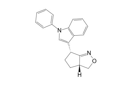 trans-3,3a,4,5,6,7-Hexahydro-6-(N-phenyl-3-indolyl)-3H-cyclopenta[c]isoxazole