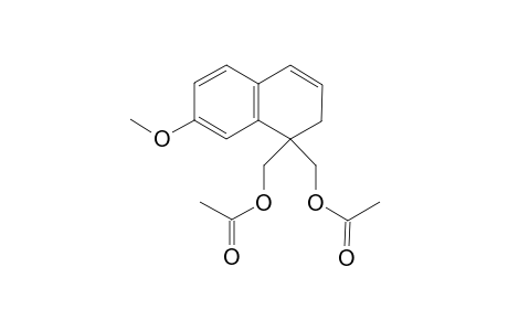 1,1-Di(acetoxymethyl)-7-methoxy-1,2-dihydronaphthalene