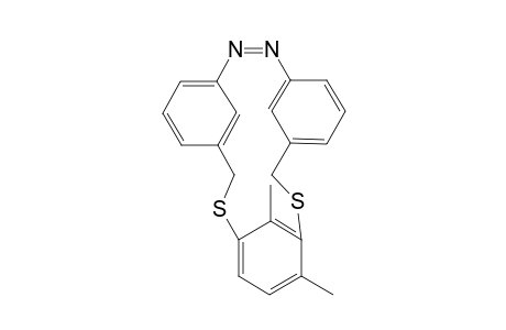 4,6-Dimethyl-2,9-dithia-17,18-diaza-[2.2.2[(1,3)(1,3)(1,3)cyclophan-17-ene
