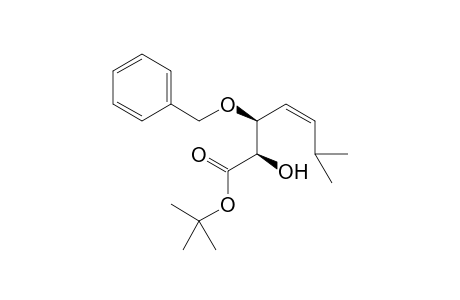 (2R,3S,Z)-tert-butyl 3-(benzyloxy)-2-hydroxy-6-methylhept-4-enoate