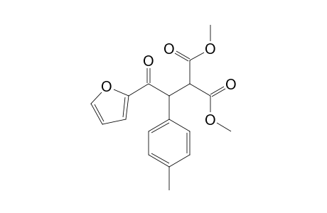 (R)-Dimethyl 2-[1-(p-tolyl-2-(furan-2-yl)-2-oxoethyl]malonate