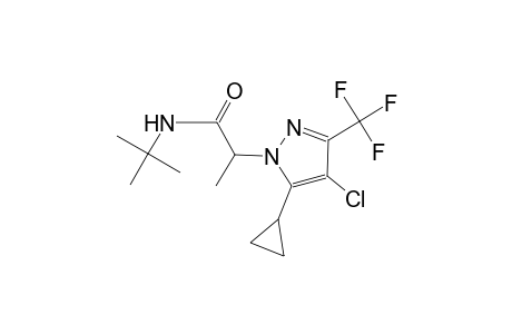 N-(tert-butyl)-2-[4-chloro-5-cyclopropyl-3-(trifluoromethyl)-1H-pyrazol-1-yl]propanamide