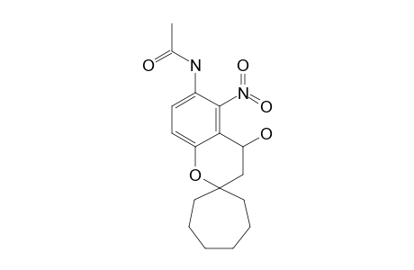 (+/-)-3',4'-DIHYDRO-4'-HYDROXY-5'-NITROSPIRO-[CYCLOHEPTANE-1,2'-(2'H)-[1]-BENZOPYRAN]-6'-ACETAMIDE