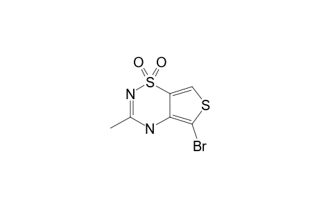 5-BROMO-3-METHYL-4H-THIENO-[3,4-E]-1,2,4-THIADIAZINE-1,1-DIOXIDE