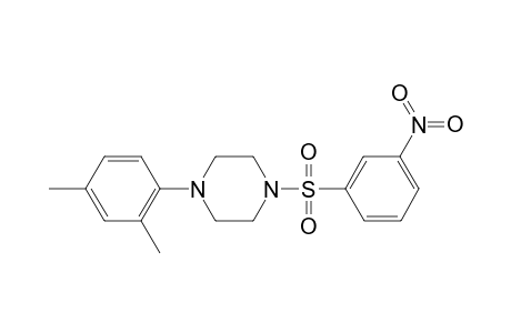 1-(2,4-dimethylphenyl)-4-(3-nitrophenyl)sulfonyl-piperazine