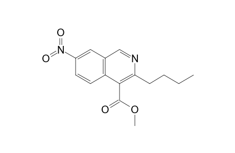 Methyl 3-Butyl-7-nitroisoquinoline-4-carboxylate