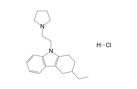 9-[2'-(1"-Pyrrolidinyl)ethyl]-3-ethyl-1,2,3,4-tetrahydrocarbazole - hydrochloride