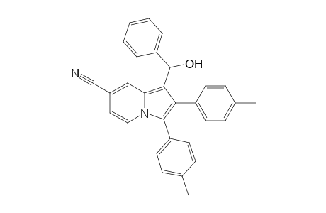 1-[hydroxy(phenyl)methyl]-2,3-bis(4-methylphenyl)-7-indolizinecarbonitrile