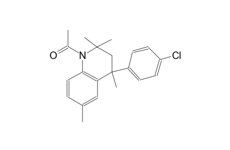 1-acetyl-4-(4-chlorophenyl)-2,2,4,6-tetramethyl-1,2,3,4-tetrahydroquinoline