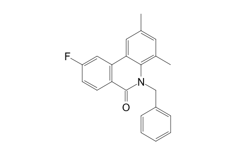 2,4-Dimethyl-9-fluoro-5-benzylphenanthridin-6-one