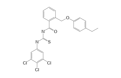 2-[(4-ETHYLPHENOXY)-METHYL]-N-(3,4,5-TRICHLOROPHENYLCARBAMOTHIOYL)-BENZAMIDE