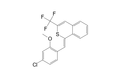 (Z)-1-(4-Chloro-2-methoxybenzylidene)-3-(trifluoromethyl)-1H-isothiochromene