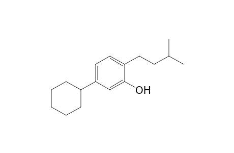 5-Cyclohexyl-2-(3-methylbutyl)phenol