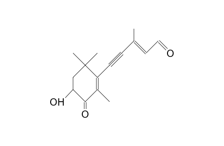 3-(2-[4-Hydroxy-1,6,6-trimethyl-3-oxo-1-cyclohexene-1-yl]-ethynyl)-cis-crotonaldehyde