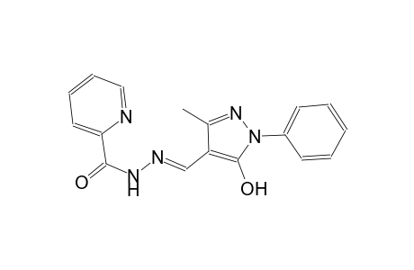 2-pyridinecarboxylic acid, 2-[(E)-(5-hydroxy-3-methyl-1-phenyl-1H-pyrazol-4-yl)methylidene]hydrazide