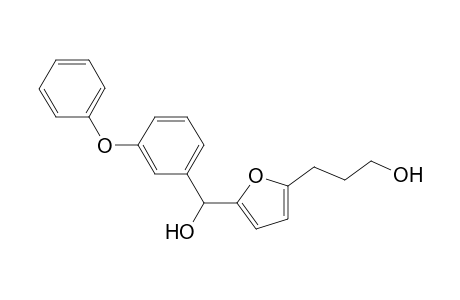 3-{5-[Hydroxy-(3-phenoxy-phenyl)-methyl]-furan-2-yl}-propan-1-ol