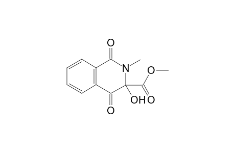 3-Hydroxy-2-methyl-1,4-dioxo-1,2,3,4-tetrahydroisoquinoline-3-carboxylic acid methyl ester