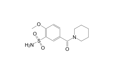 benzenesulfonamide, 2-methoxy-5-(1-piperidinylcarbonyl)-