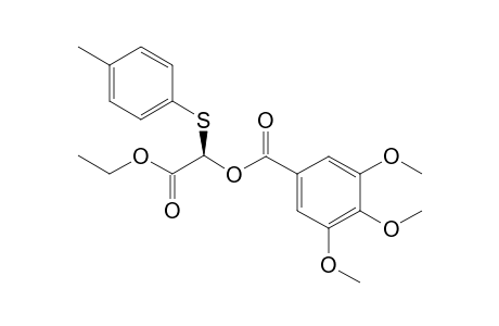 (R*)-Ethyl 3,4,5-trimthoxybenzoyloxy-[( 4-methylphenyl)sulfanyl]acetate