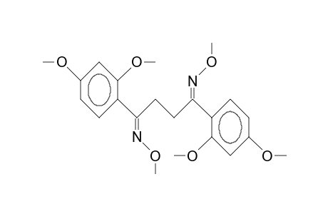 (E,E)-Bis-(2,4-dimethoxy-phenyl)-butane-1,4-dione bis-(O-methyl oxime)