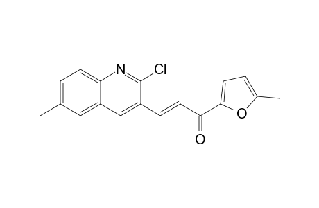 (2E)-3-(2-Chloro-6-methylquinolin-3-yl)-1-(5-methyl-2-furyl)prop-2-en-1-one