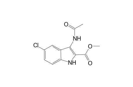 1H-Indole-2-carboxylic acid, 3-(acetylamino)-5-chloro-, methyl ester