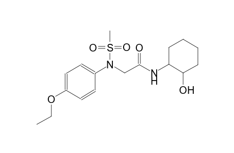 2-[4-ethoxy(methylsulfonyl)anilino]-N-[(1R,2R)-2-hydroxycyclohexyl]acetamide