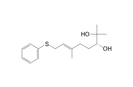 6-Octene-2,3-diol, 2,6-dimethyl-8-(phenylthio)-, [R-(E)]-